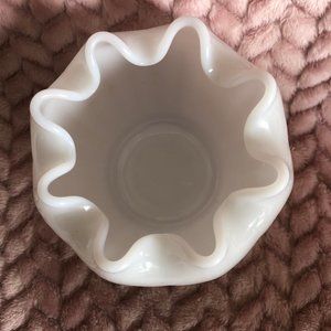 Accents - Milk Glass Bowl - Vase Accents - Milk Glass Bowl - Vase